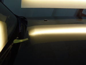 GT-R アルミボンネット　デントリペア