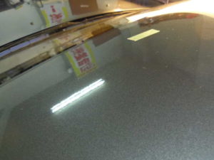 GT-R ルーフ　デントリペア