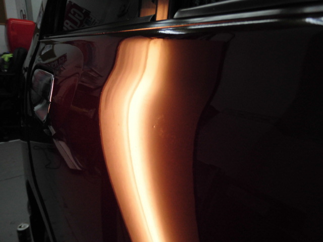 へこみの修理後