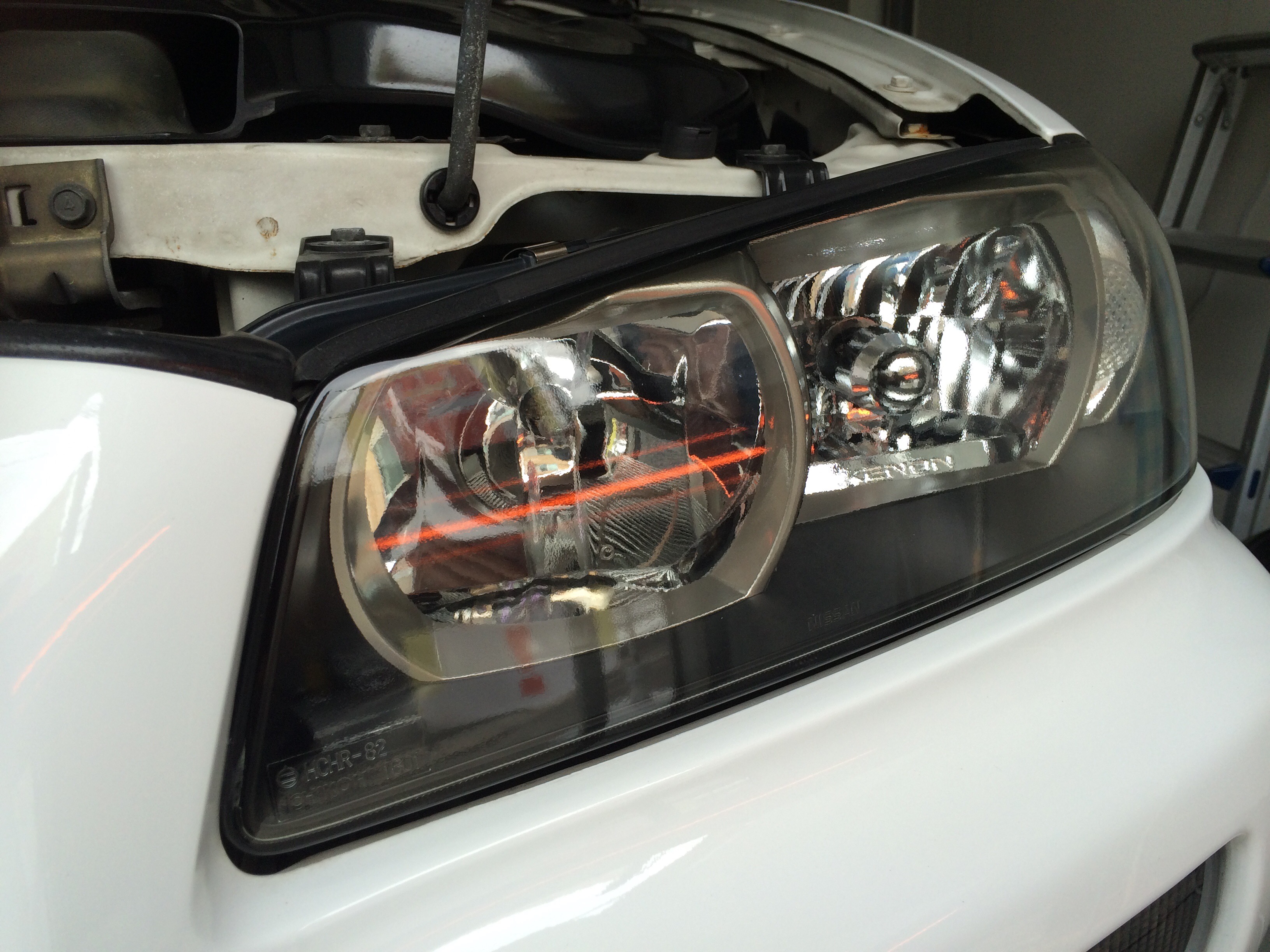 GT-R34 ヘッドライトコーティング