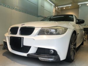 BMW3シリーズ　ヘッドライトリペア