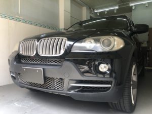 BMWX5　ヘッドライトリペア