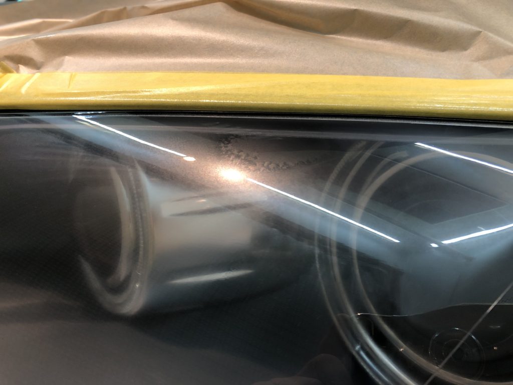 BMWX5　ヘッドライト内部の汚れ