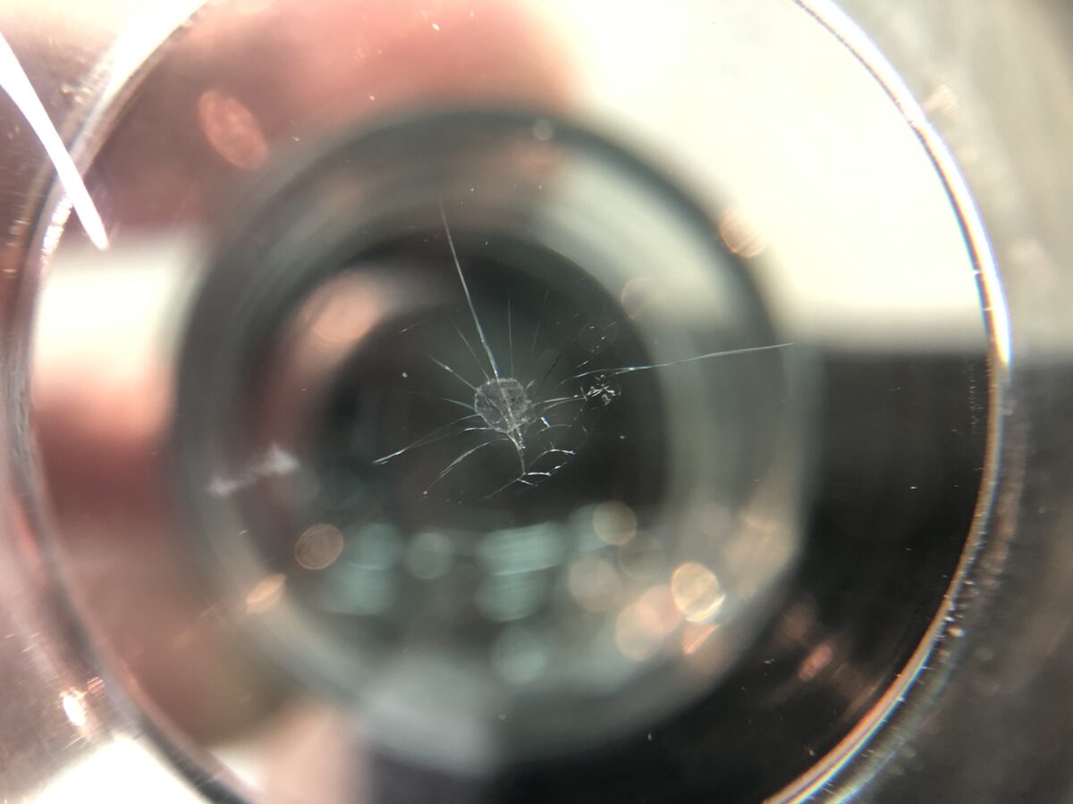 ホンダフリード ガラスリペア後