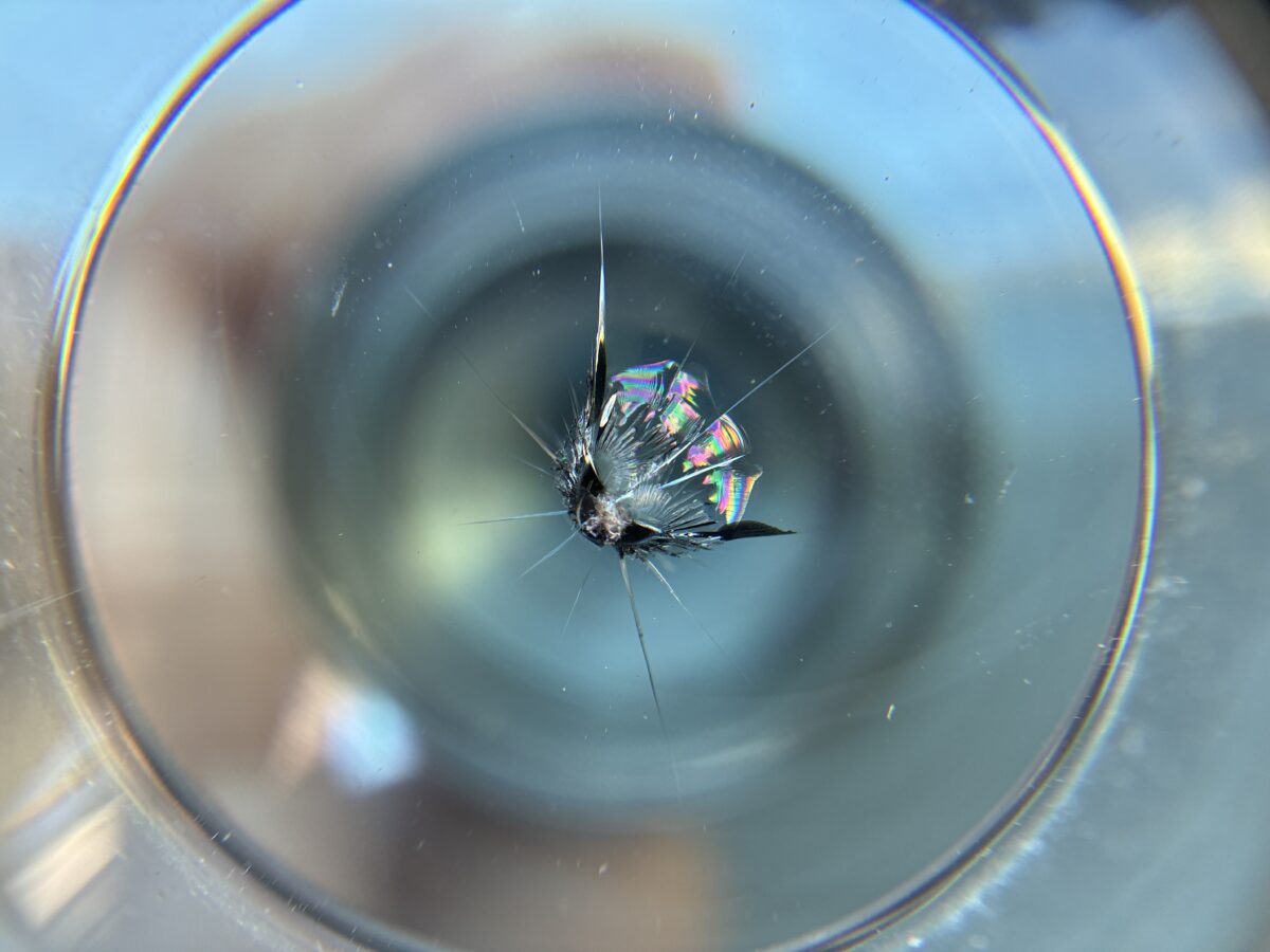 フロントガラスの飛び石被害はガラスリペアで解決