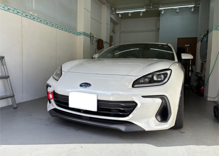 スバルBRZ　フロントガラスリペア