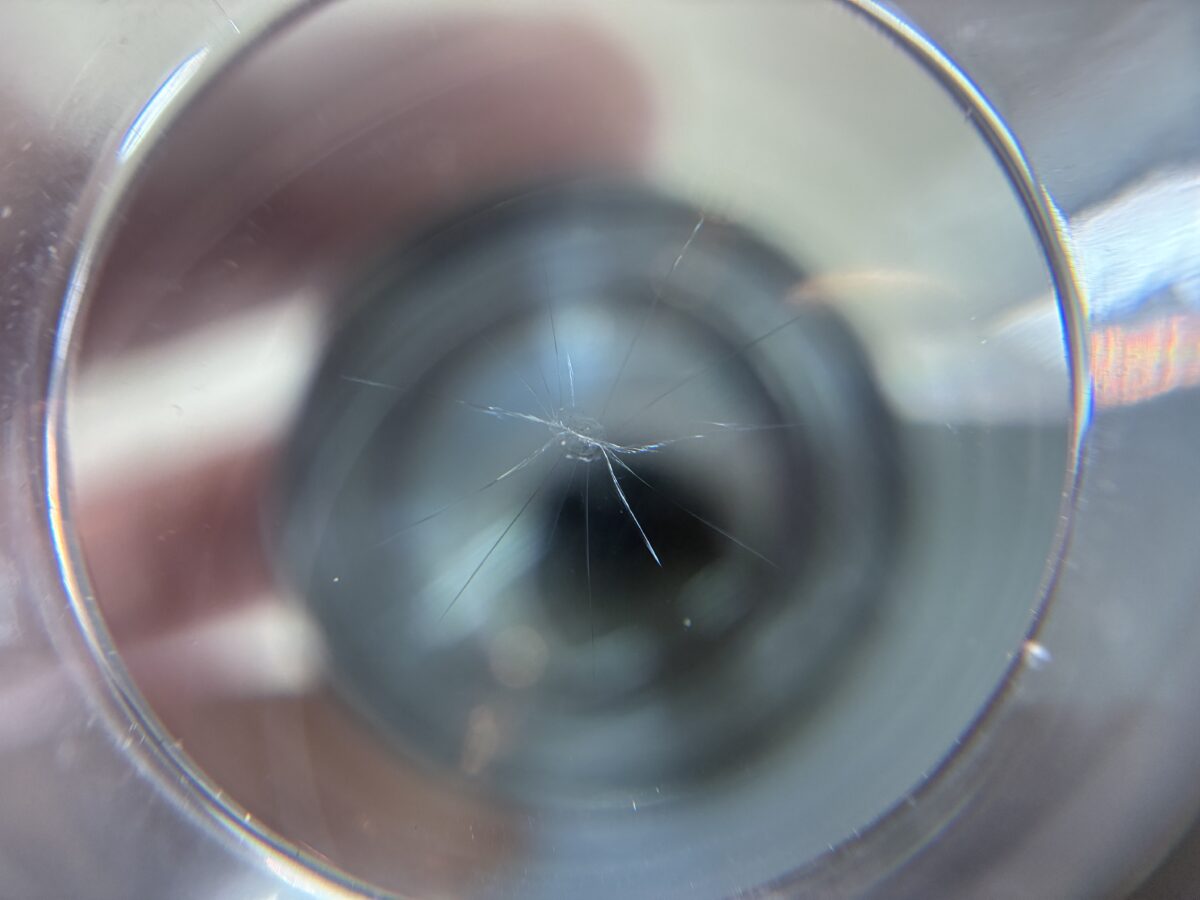 フロントガラスリペア後