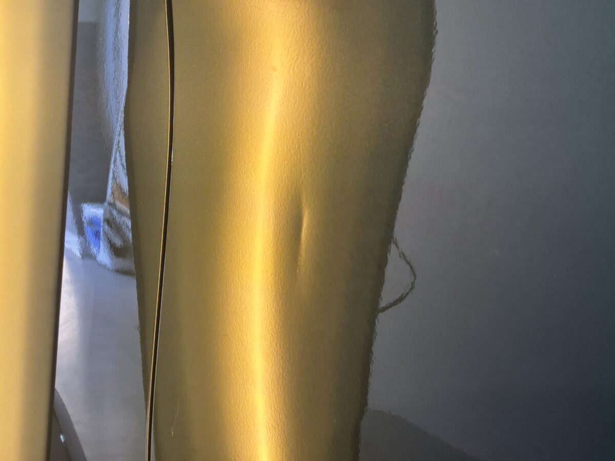 フィアット ドブロ リアフェンダーのデントリペア