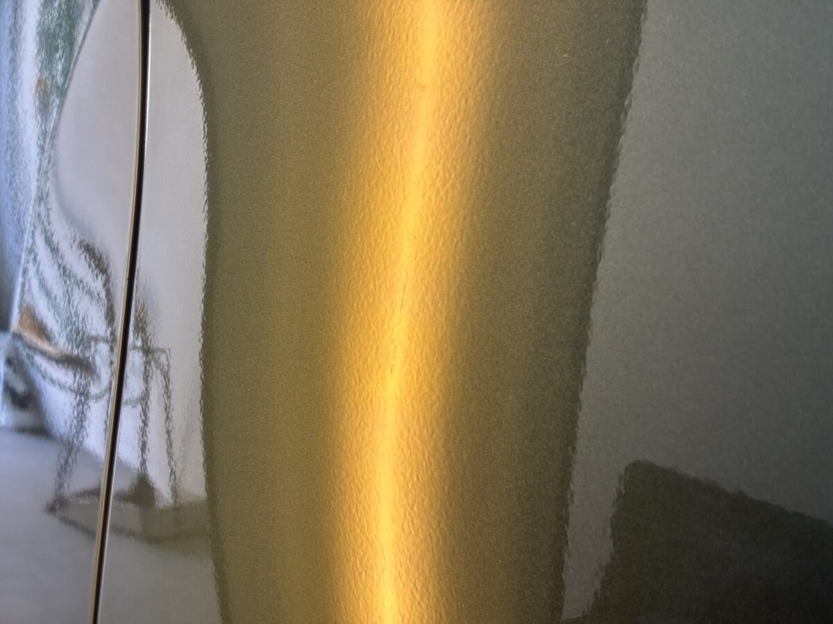 フィアットドブロ リアフェンダーのデントリペア作業後