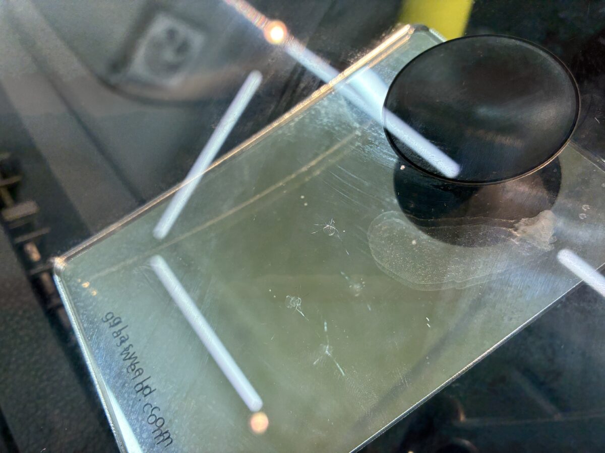 ウインドリペア作業後　スバルインプレッサ