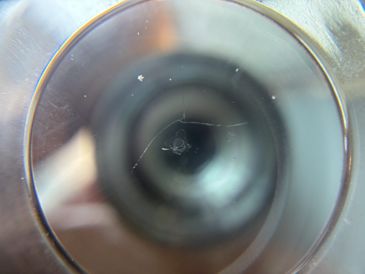 ローバーミニ、ウインドリペア作業後